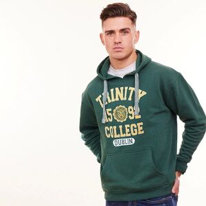 Trinity College Dublin Ireland 1592 Official Hoodie Green Size Large Sweater